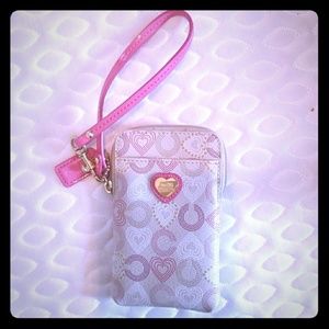 Coach Cell Phone/Wallet Clutch